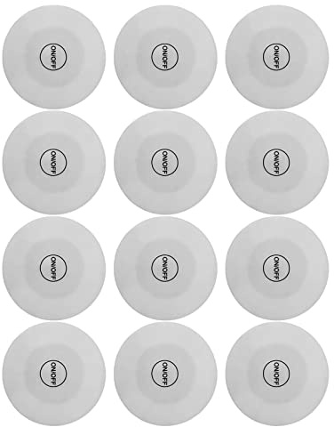 12 Stück LED-Flaschenlicht, Selbstklebende Leuchtsticker Bunt LED Runde Leuchtsticker Leuchtuntersetzer Bierdeckel, Leuchtend Für Champagner, Party, Bar, Bunt