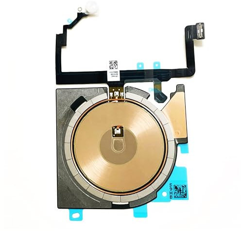 Wireless Charging Chip NFC Coil Assembly with Flashlight Volume Flex Cable Replacement for iPhone 15 (Replacement for iPhone 15 Plus)