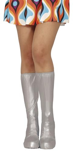 FIESTAS GUIRCA | Stiefelüberzieher (45 cm) - Kostümzubehör für Erwachsene Unisex - Ideal für 70er Jahre Partys und Rock-Themen - Perfekt für Karneval und Halloween