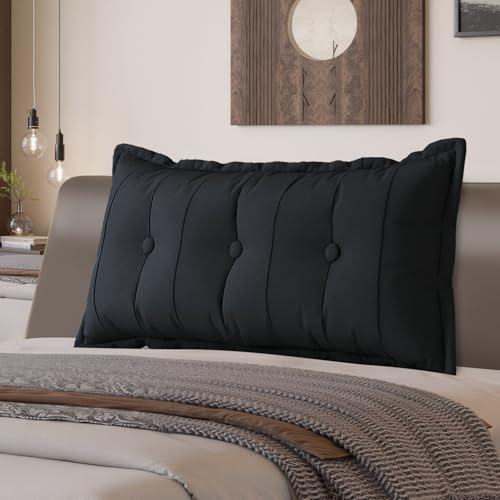 LELEFIDO Rückenkissen, Lesekissen für Bett und Sofa, Bequeme bettkopfteil, Keilkissen, Wandkissen, Sitzkissen, Großes Rückenkissen mit waschbarem Bezug - perfekt zum Anlehnen im Bett