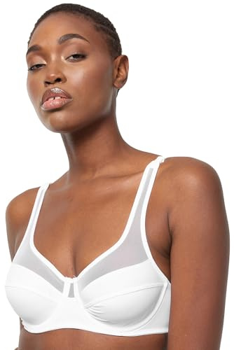 Nur Die Pure Elegance BH mit Bügel stützende Cups mit Breiten Trägern auch für große Brüste