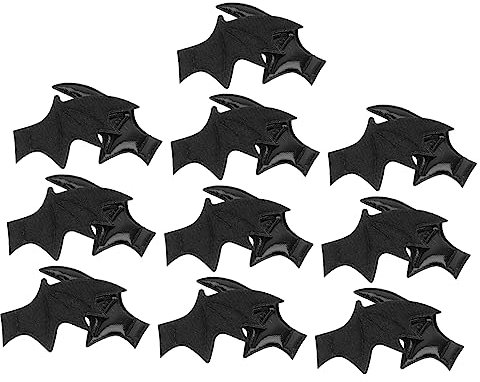 GALPADA 10paare Fledermausflügel Kreative Stoffornamente Für Halloween Kostüme Haarschmuck Und Dekoration Vielseitige Accessoires Für Partys Und Themenveranstaltungen