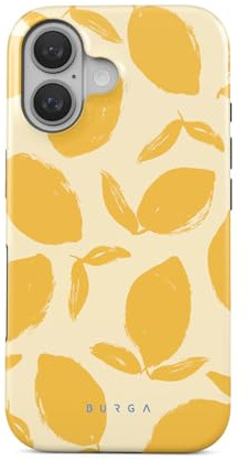 BURGA Handyhülle für iPhone 16 – Unisex Hybrid-Schutzhülle mit stoßdämpfendem TPU & kratzfester Außenschale, erhöhter Displayrand, MagSafe-kompatibel, kabelloses Laden, stylisches Design