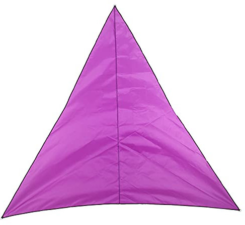 Sonnenschutzsegel UV 98% Wasserfest Atmungsaktiv Edelstahl D-Ringe Lila Farbe für Terrassen Carport Pool Hof