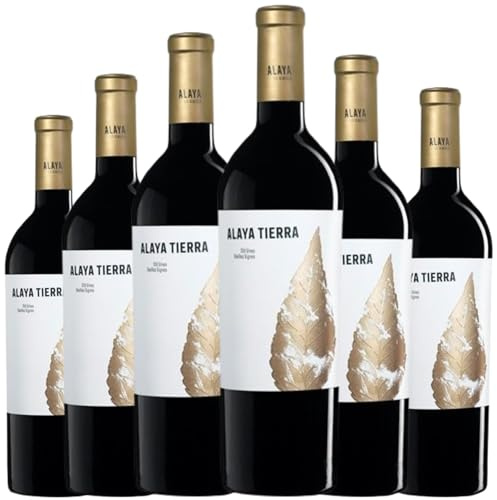 Alaya Tierra Vino Tinto con Crianza de 15 Meses en Roble Francés y Americano, elaborado en España con Garnacha Tintorera para una experiencia intensa y compleja.| 6 botellas