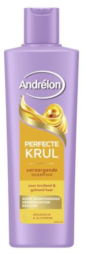 Andrélon Perfekt lockschampo, flufffritt, mjukt, flexibelt, lockigt eller vågigt hår, 6 x 250 ml