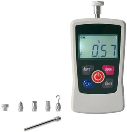 IEOWY Dinamometro Misuratore di Forza Digitale Dinamometro a Spinta e trazione con retroilluminazione Dinamometro elettronico Tester Portatile AMF N/kg/Lb/oz.(100N)