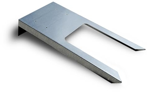 Bellamy Galvanised Outdoor Plug Socket Panel – External IP66 Socket Stake Mount – Rust-Free - British Steel – Ideal for Garden Electrics - 440mm Height