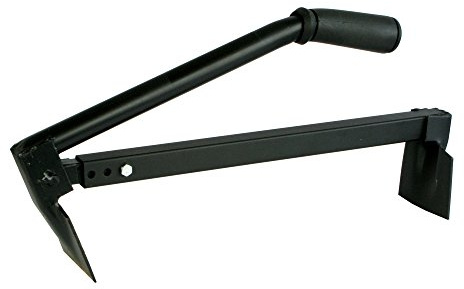 Steintragezange 400-600 mm – Robuste Mauersteinzange & Blockheber 50 kg Tragkraft – Verstellbarer Steinheber schwarz lackiert – Handzange für Ziegel & Klinker