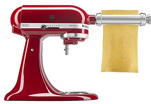 KitchenAid KSMPSA Pasta Roller Attachment, Silver, 1'