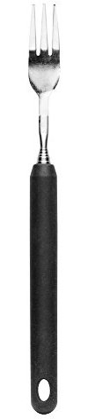 Sagaform Wurst Gabel, Edelstahl, Schwarz
