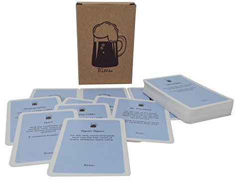 Blau. Drinking Game : Top selling German Drinking Game - 60 Cards - Easy and fun party game , great for students