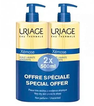 Uriage Xémose beruhigendes Waschöl, 2 x 500 ml