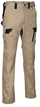 Cofra V567-1-00.Z44 Jember Box Pantaloni da Lavoro, 44 Taglia, Corda/Nero