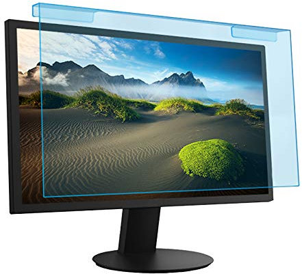 TGHY Universeller Blaulichtfilter für 17-28 Zoll PC Breitbildmonitor UV Schutz Reduzierung von Augenermüdung und Kopfschmerzen für das Home Office Rahmenaufhängung,27in 16:9
