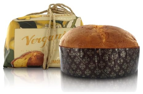 Vergani - Panettone italien artisanal à la crème de limoncello 750g - Confectionné à Milan - Gâteau de Noël italien typique à partager ou à offrir à Noël