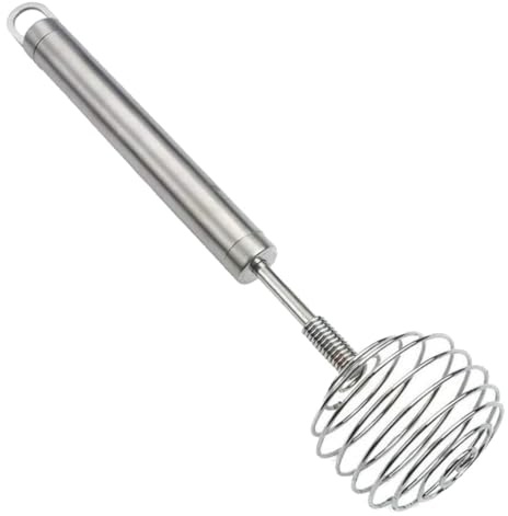 Hintyne Frullino per Le Uova Frusta per Uova in Acciaio Inossidabile Frullino da Cucina Manuale Crema Miscelatore per caffè Montalatte