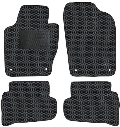 moto-MOLTICO Eva Fußmatten Auto - Automatten passend für VW Polo V 6R 2009-2017 (mit Verstärkung), rutschfeste und Wasserfeste Autoteppiche