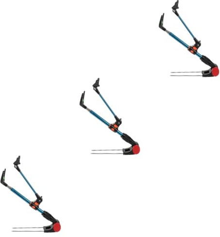 Supvox 3stücke Fishing Pole Rack Verstellbarer Rutenhalter Für Boden Tragbares Zubehör Für Outdoor-Angeln Und Faltbare Konstruktion Für Angler