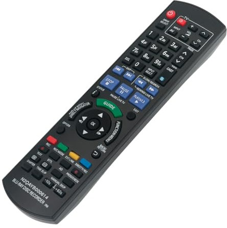 N2QAYB000614 Télécommande remplacée -VINABTY-fit pour Panasonic Enregistreur DVD Blu-Ray N2QAYB000614 télécommande N2QAYB000614 DMR-BWT800EB DMR-BWT700 DMR-BWT700EB DMR-BWT800