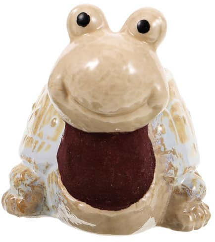 MAGICLULU Cerámica Para Almacenaje De Cerillas Bote Decorativo Vintage Para Hogar Soporte Seguro Para Cerillas Largas Para Cocina y Sala