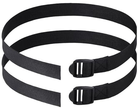 Bandas para pedales de pie - 2 correas elípticas para el pie, bandas de pedal de repuesto ajustables, máquinas de ejercicio de piernas, correas de pedal, bandas de pedal de la máquina de remo, equipo