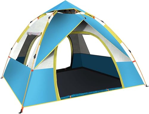 tält, Pop Up campingtält 3-personers familjetält, bärbart ryggsäckstält med bärväska, strand for utomhusresor(Second)