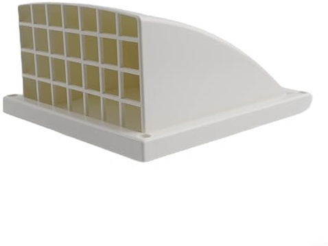 Niceminiwall ABS Exterior Wall Ventilation Grille Range Hood Duct Air Outlet With Valve(150MM)
