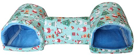 De Mascotas Pequeñas Accesorios Interactivos Lavables De Jaula | es y Tubos para Chinchillas y Mascotas Pequeñas Escondite Lavable para Jaulas para Halloween y Navidad