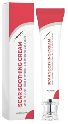 Scar Soothing Cream, Moisturizing Hydration, Gentle Moisturizing Smoothing Lotion, ansikte och kropp Scar för Burns, Stretch Marks, Keloids, Wounds, Overnight Recovery, Hudreparation för kvinnor och