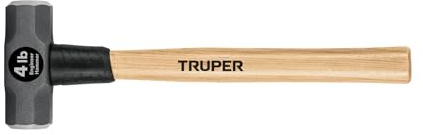 Truper 30915 4-Pound Engineer Hammer, Hickory Handle, 16-Inch