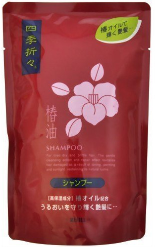 KUMANO YUSHI Shikioriori | Shampoo | TSUBAKI OIL Shampoo Refill 450ml (Japan Import) by KUMANO YUSHI