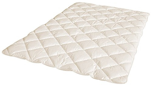 Öko Planet Wildseide Bettdecke Medium 135x200 cm, 100% Tussah-Seide Füllung, leichte Seidendecke für das ganze Jahr