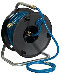 RIEGLER 113976-190/229 Druckluft-Schlauchtrommel, 20 m PVC-Schl. ø 15x9, Kupplung NW 7,2, 1Stk