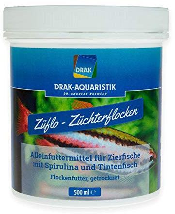 DRAK-Aquaristik Züflo - Züchterflocken in der Dose 500 ml