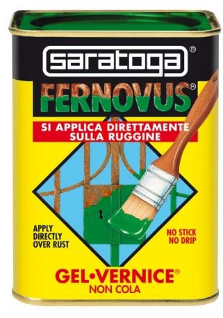 Vernice Gel Antiruggine Fernovus 750ml, Verde Satinato, Saratoga