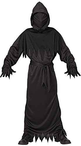 W WIDMANN MILANO Party Fashion – Barndräkt lisenmann, svart dräkt, Grim Reaper, Halloween