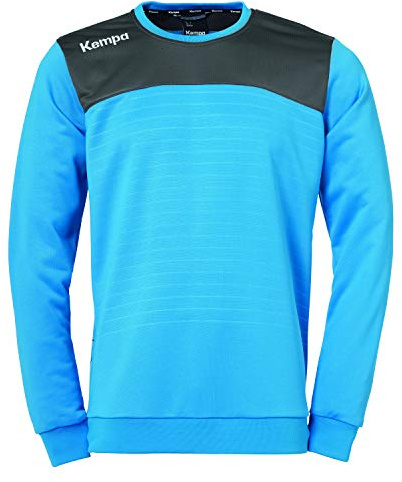 Kempa barn känsla 2.0 longsleeve, kempablau/anthra, 140