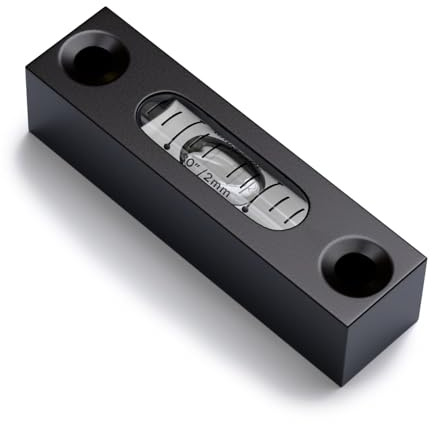 Niveau de Précision en Métal, Flacon de remplacement pour Niveau à Bulle, Niveau à Bulle, Flacons en Tube, Flacon Cylindrique, Sensibilité précise de l'Autonivelant, MGV-581514-CB