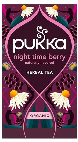 Pukka Night Time Berry Tisana Biologica Rilassante ai Frutti di Bosco, 20 Filtri