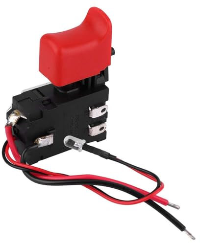 Agatige 7.2V - 24V Controllo Velocità di Trapano Elettrico Commutatore a Foro Senza Fili, Interruttore Elettrico Trapano Controllo Velocità Trapano, Switchdriver per Trapano CW/CCW DC