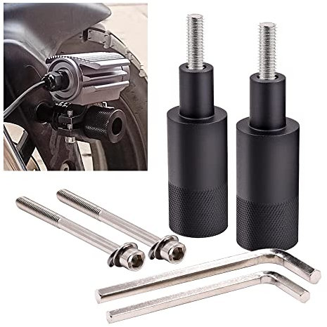 Biqing 2PCS Support de Phare Moto,Universel M6/M8 Support de Montage LED En Alliage Support de Fixation pour Motos Feux Additionnels/Moto Anti Brouillard (Diamètre Applicable 1-2.4)