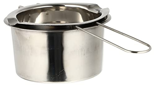 FRCOLOR Soap Melting Pot Set for DIY Handmade Soap Makers Stainless Steel Wax Melting Pot with Inner and Outer Pan for Crafting