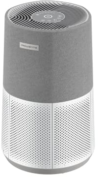 Rowenta PU2840 Pure Air City Luftreiniger | 360° HEPA-Filter | Clean Air Delivery Rate (CADR) von 240 m3/h | intelligente Luftreinigung | geräuscharm | App zur Kontrolle | Weiß mit Textilfinish