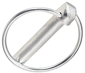 METALLIXITY Klappsplint mit Ring (11mmx54mm) Karbonstahl Klappe Stifte Sperre Klammern Verschluss Pin - für House Aufbau Traktoren Anhänger Lkw Rasenmäher Wagen