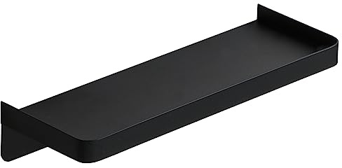 Biutimarden Duschablage Ohne Bohren,Schwarz Duschregal Edelstahl Selbstklebendes Badezimmer Regal Wandmontiertes Duschkorb Shampoo Halterung für Dusche,für Badezimmer Küche Wohnzimmer