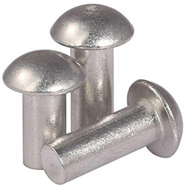 5 Stück M6 halbrunder Rundkopf Nieten aus Aluminiumlegierung Vollniet Länge 8 mm-50 mm-M6 x 50 mm (5 Stück)