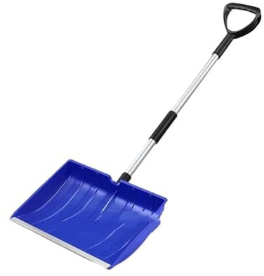 MODADA Raschietto per Neve Pala da Neve da 47 Pollici Pala Pieghevole Grande E Leggera Pala da Strada Portatile in Metallo Pala da Neve (Color : Blue)