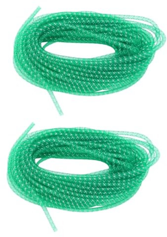 Operitacx 2stücke Elastischer Mesh Schlauch Kreative Kordel Für Schmuck Armbänder Halsketten Flexibel Und Leicht Für Bastelprojekte Frischem Grün
