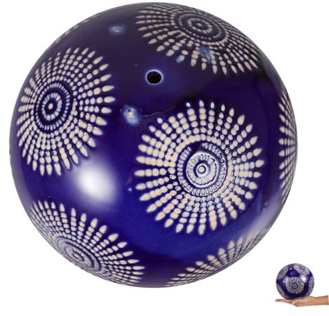 Yardwe Schwimmende Keramikkugeln Für Aquarium Und Teich Vintage Deko Kugel Aus Keramik Home Decor Ball Für Innen Und Außen
